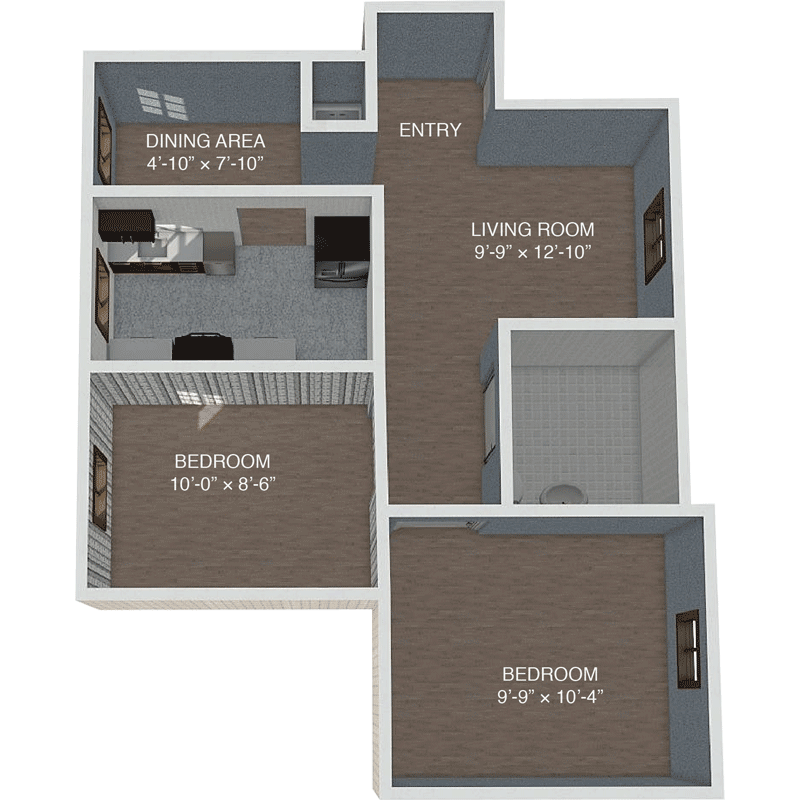 Apartment B Floor Plan